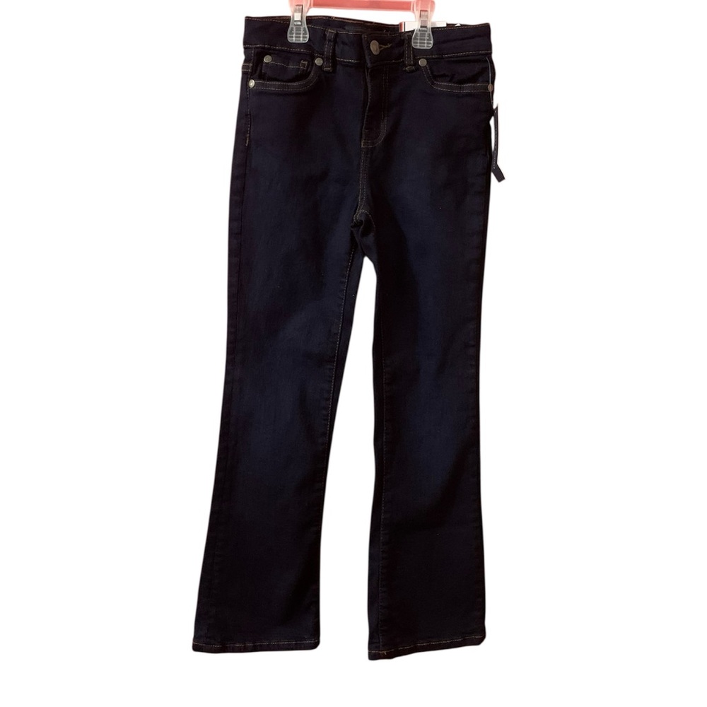 Tommy Hilfiger Dark Wash Mid-Rise Flare Jeans Girl 8